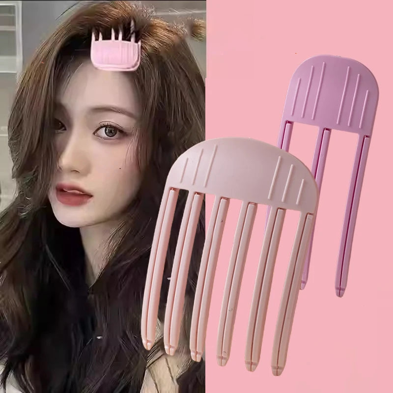 Fluffy Hairpin Curling Bangs Barrette Hair Roots Volumizing Hair Clips Women Curling Fixed Shape Clip Fashion Volume Hair Roller